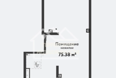 Торговое помещение 75.38 кв.м. в ЖК "Юнион"