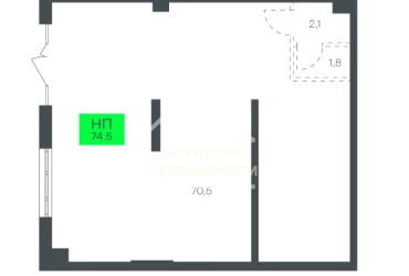 Торговое помещение  ул.Николая Глебова 3 (В 5.3)