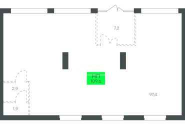 Торговое помещение ул.Николая Глебова 3 ( В5.4)